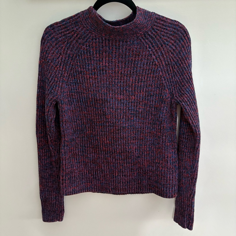 Banana Republic Multicolor Knit Mock Neck Sweater Size Small